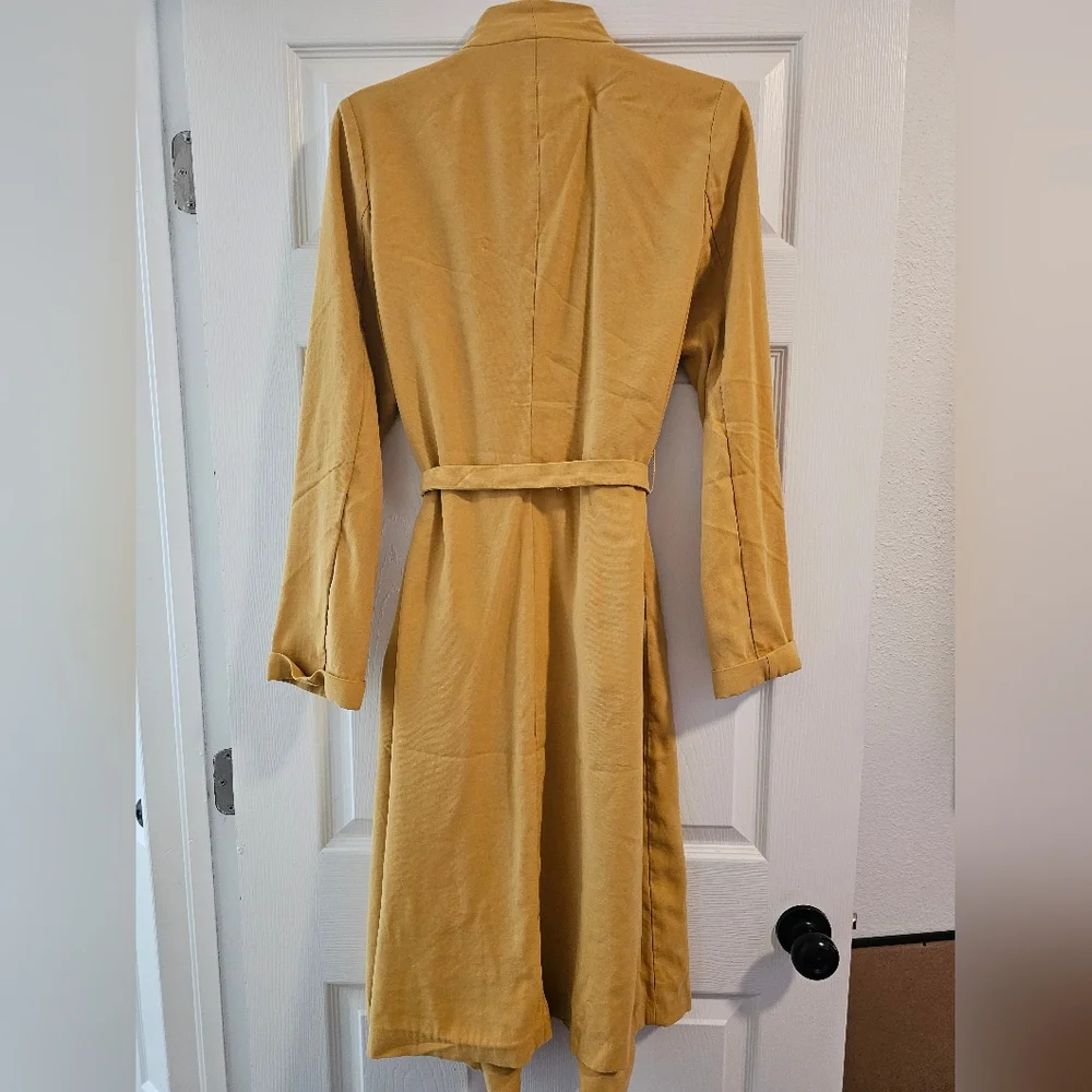 NWT Express belted soft trench coat - Picture 4 of 4